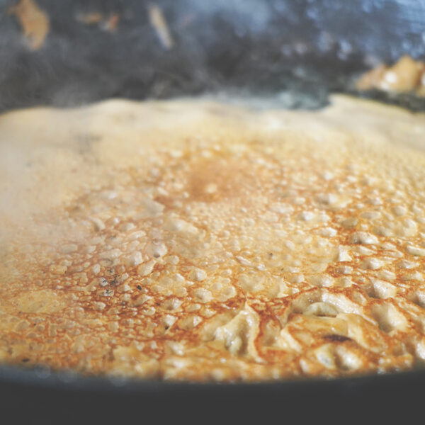 Pannkaka på kastanjemjöl